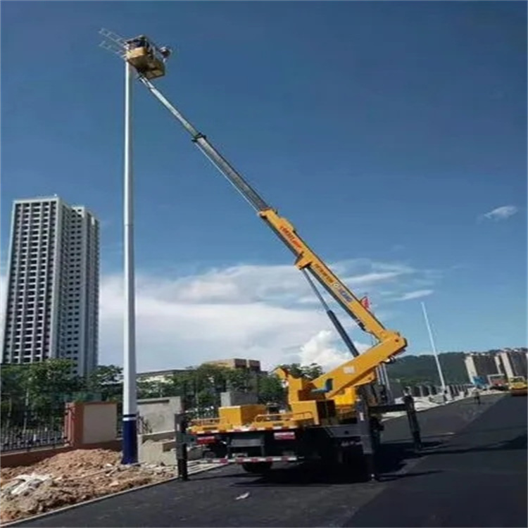 重庆维修路灯的曲臂升降车出租